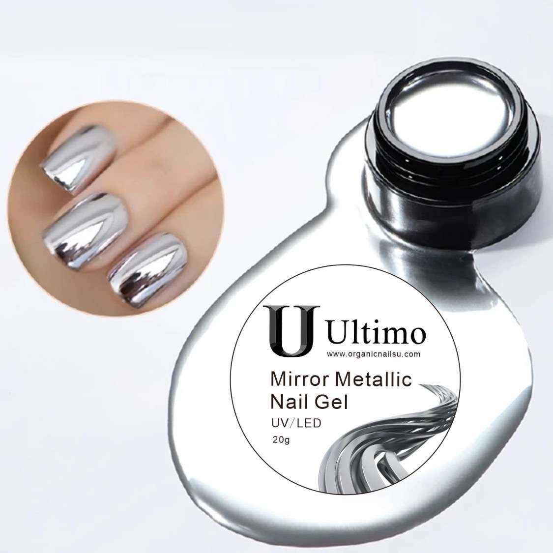 Mirror Metallic Gel 20g Ultimo