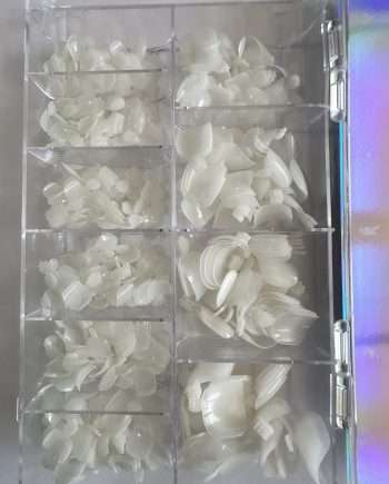 Toe Nails Tips Caja con 500pc Natural