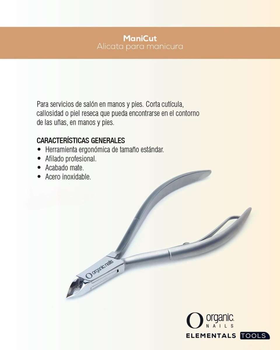 Alicata para manicura Manicut organic nails
