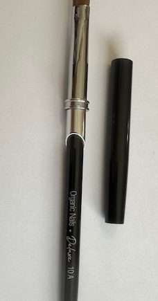 Pinceles ORGANIC NAILS - Deluxe #10 aluminio $65