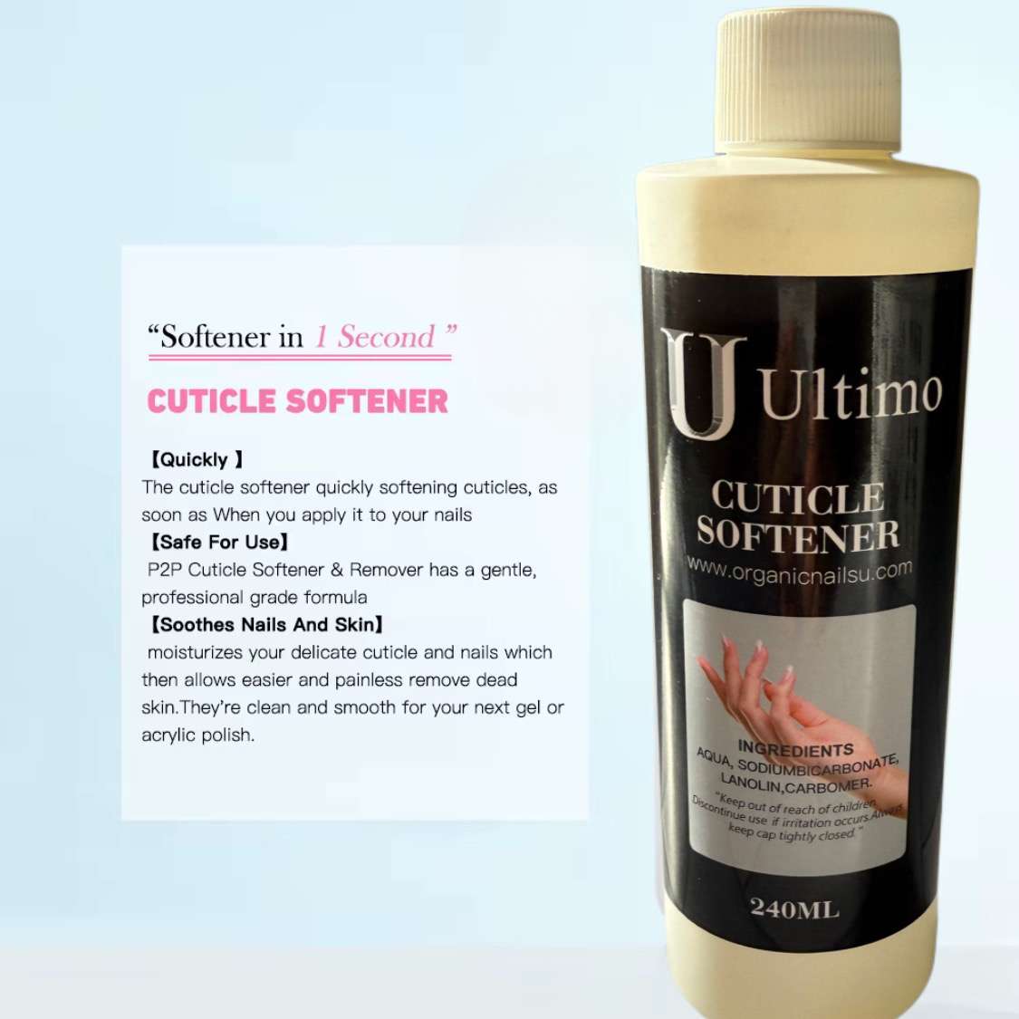 Cuticle Softener 240ml Ultimo