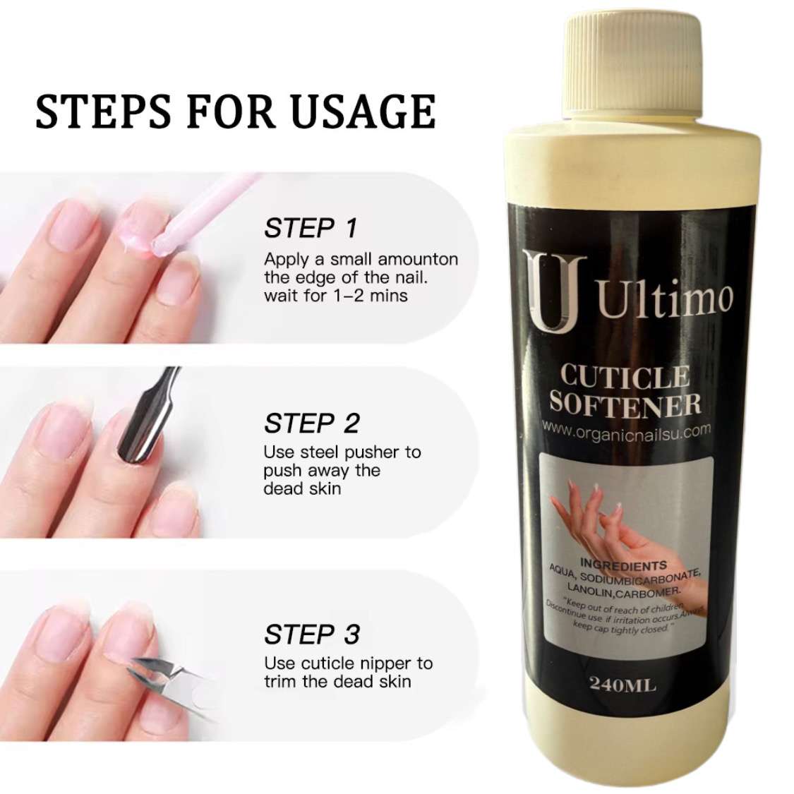Cuticle Softener 240ml Ultimo