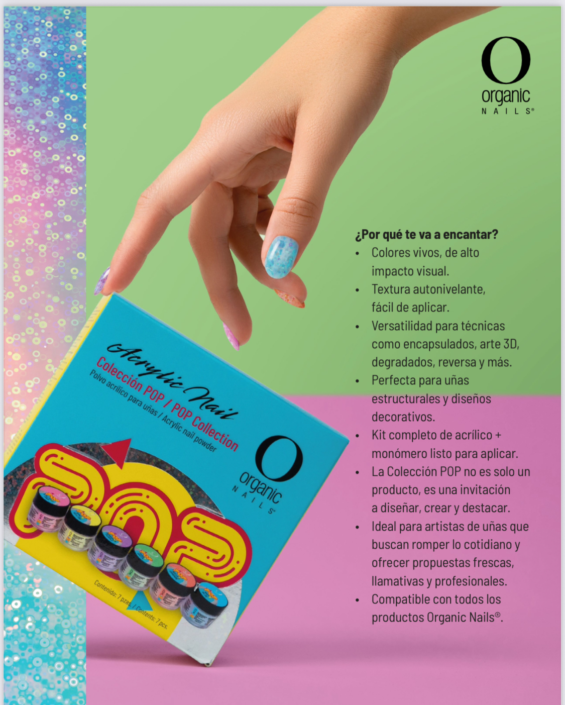 Pop collection de acrilicos 6 pzas / 6 pcs