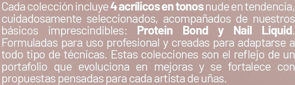 Colección 2 Acrílicos Skin Shades 6 piezas / 6 pcs