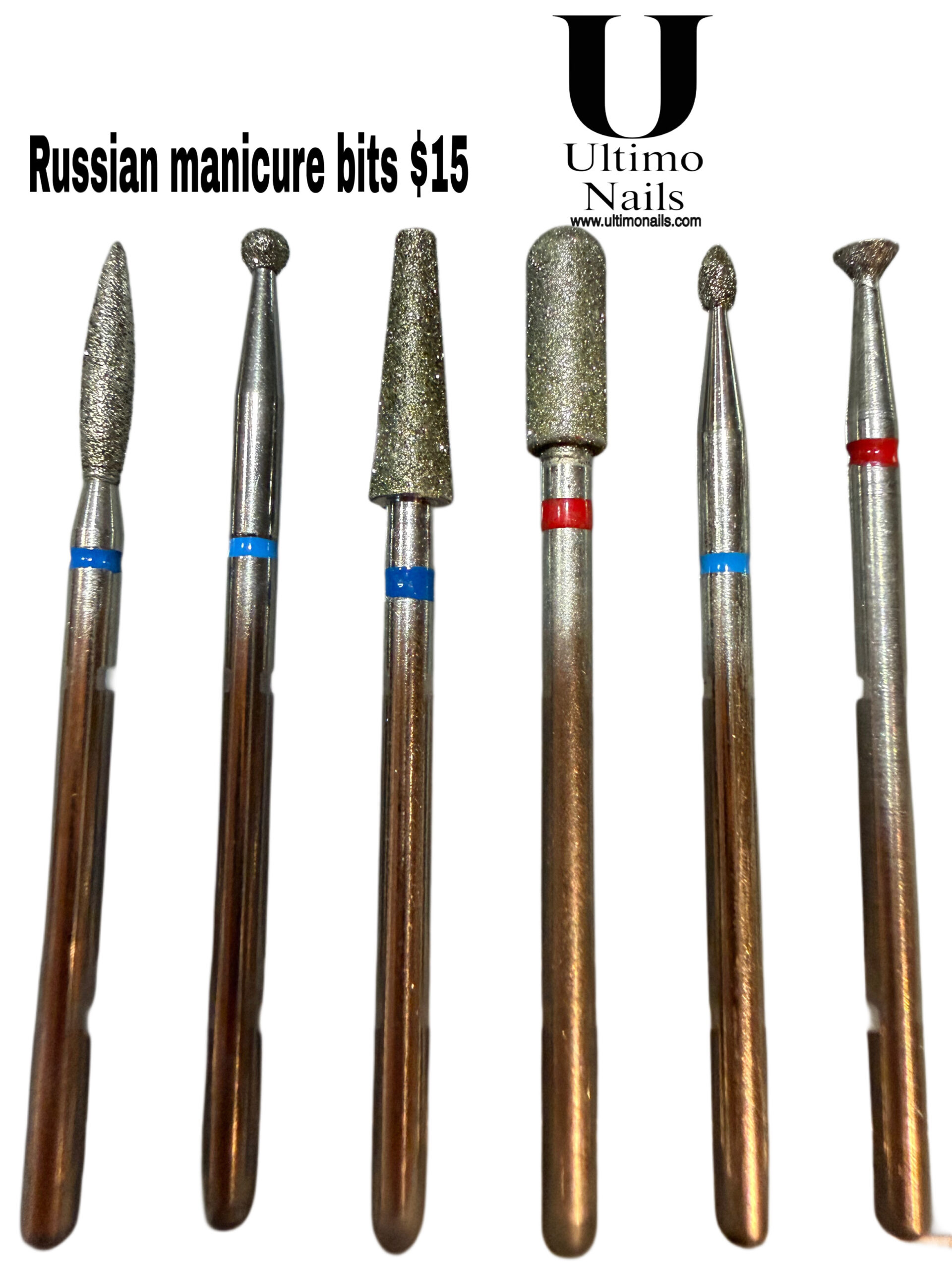 PUNTAS PARA MANICURE RUSO 6pc Ultimo