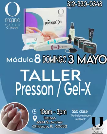 Taller GEL-X / PRESS ON DOMINGO 3 MAYO