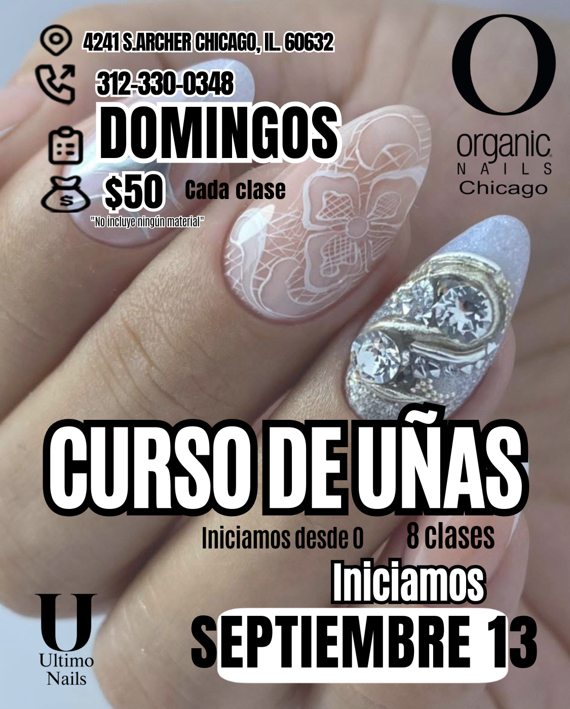 Curso de unas principiantes iniciamos DOMINGO 13 SEPTIEMBRE