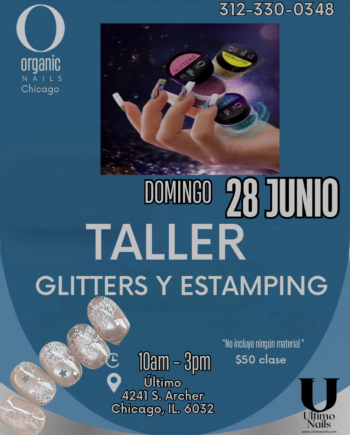 Taller de Glitters y Estampados DOMINGO 28 JUNIO