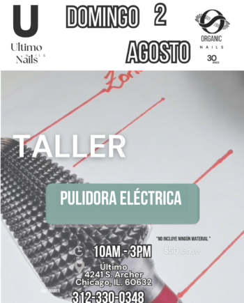 Taller PULIDORA ELECTRICA  DOMINGO 2 AGOSTO